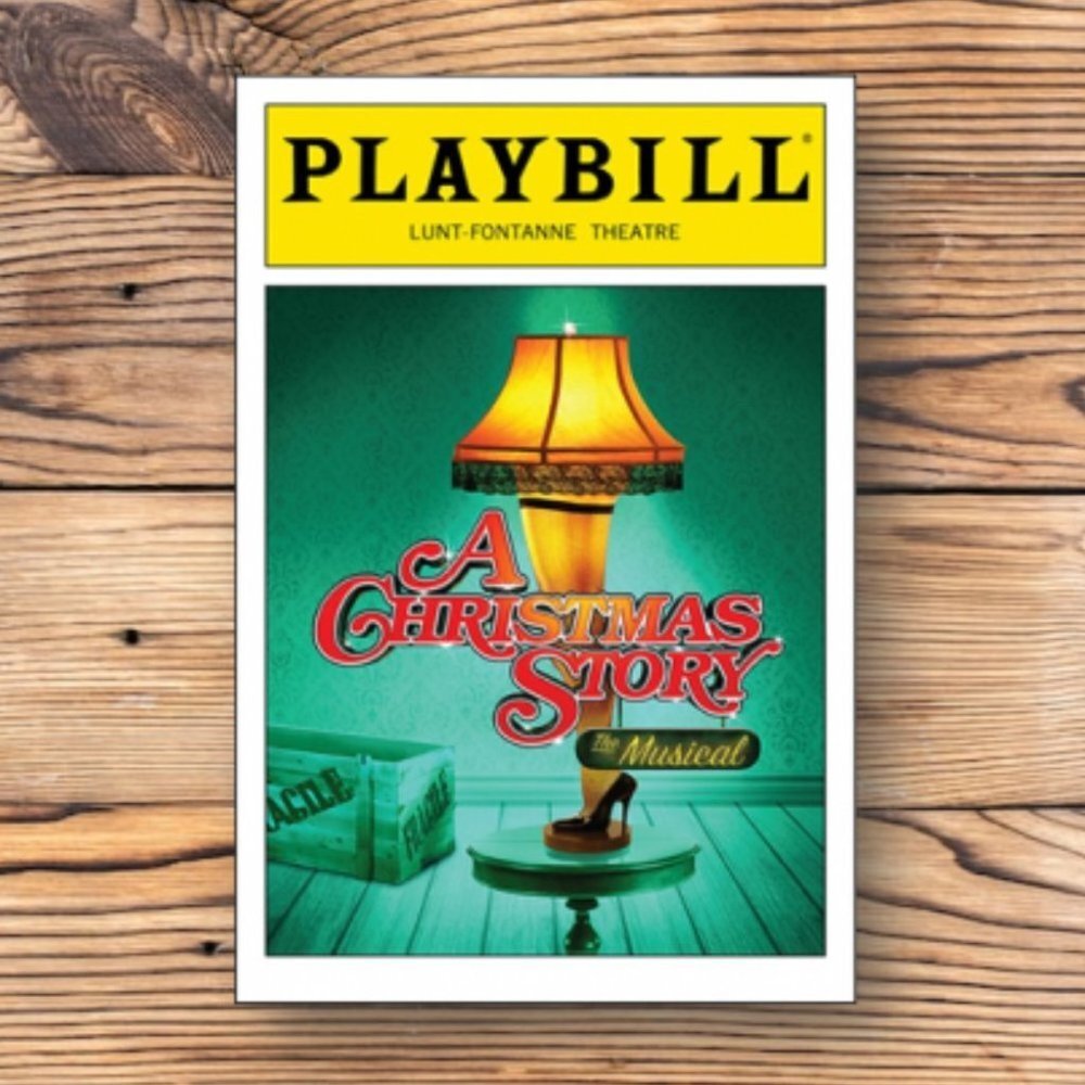 A Christmas Story Playbill Broadway Musical Refrigerator Fridge‎ Locker Magnet